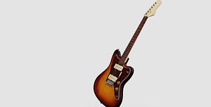3D Guitar JazzStyle10 model