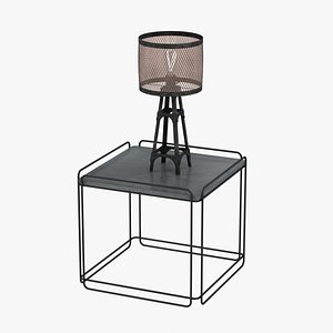 table lamp industrial 3d 3ds