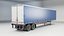 3D Generic Semi-Truck and Trailer Collection