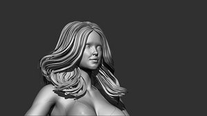 female muscle 3d print