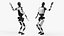 3D Advanced Humanoid Android Robot Walking Animated Rigged For Blender model