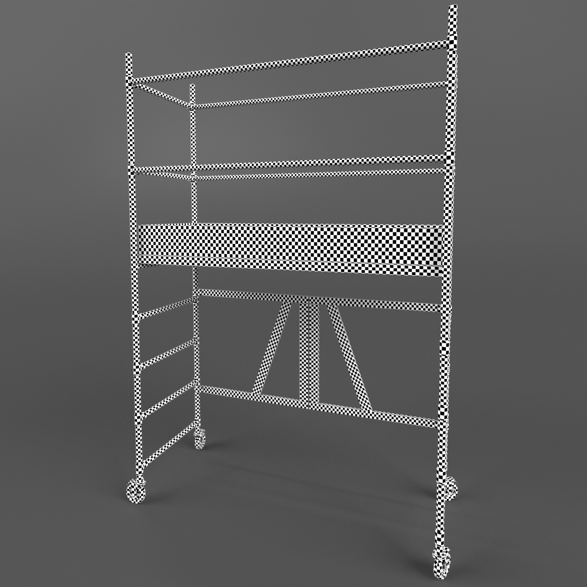 scaffold towers set 3d model