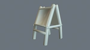 3D atril lectern