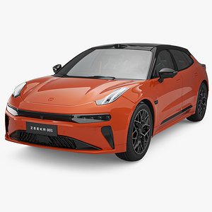 2024 Zeekr 001 With Interior 3D