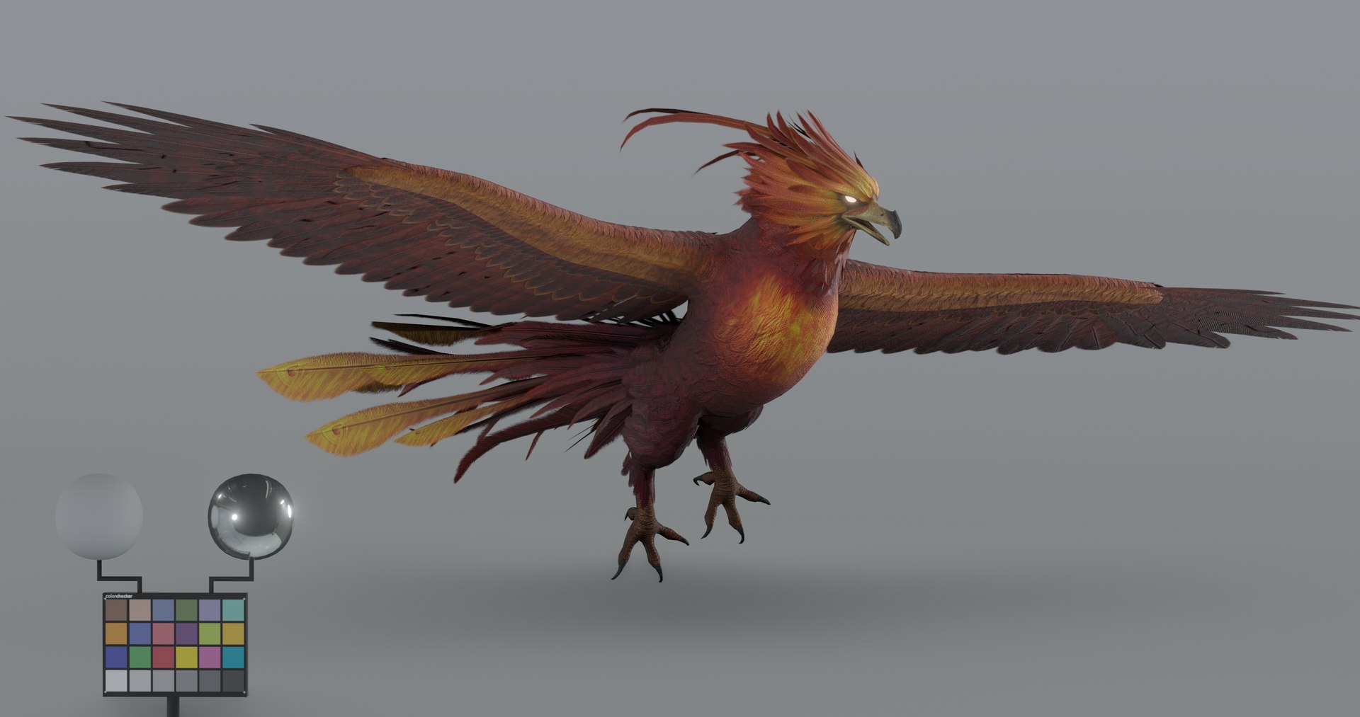 modelo 3d Phoenix - rigged - TurboSquid 2091586