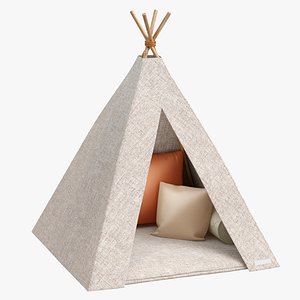 children wigwam 3D model
