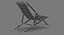 beach chair obj