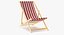beach chair obj