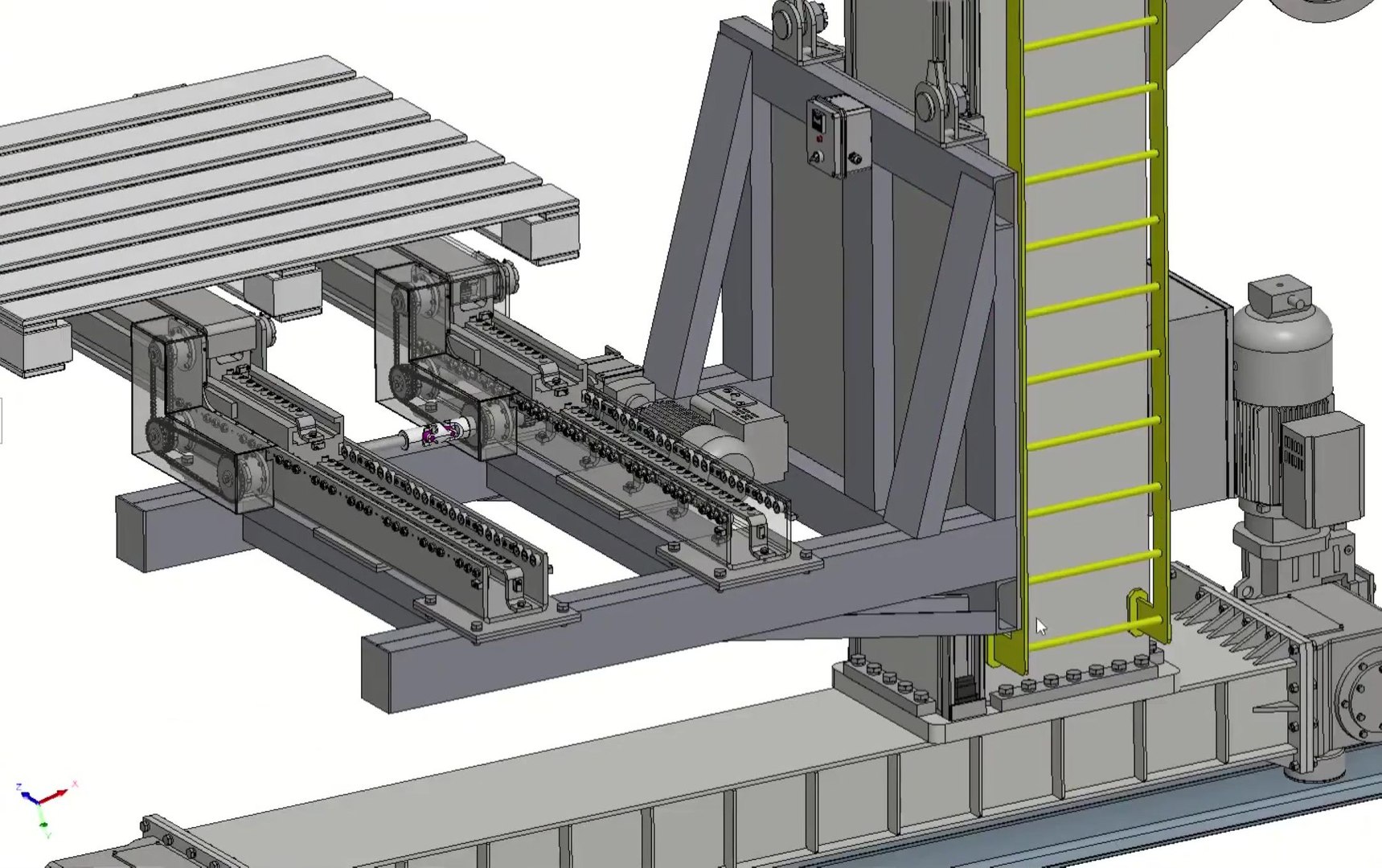 ASRS Stacker Crane 3D CAD Model - Automated Storage Retrieval System 3D ...