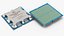 Central Processing Unit Chip Silver