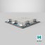 Central Processing Unit Chip Silver