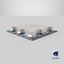 Central Processing Unit Chip Silver