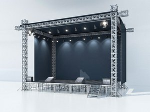 concert stage 3D model