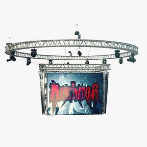 3D circular light truss