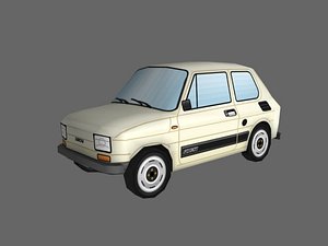 Fiat 126p lowpoly