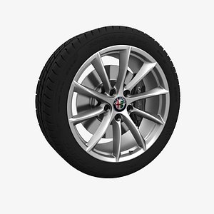 3D model wheel alfa romeo giulia