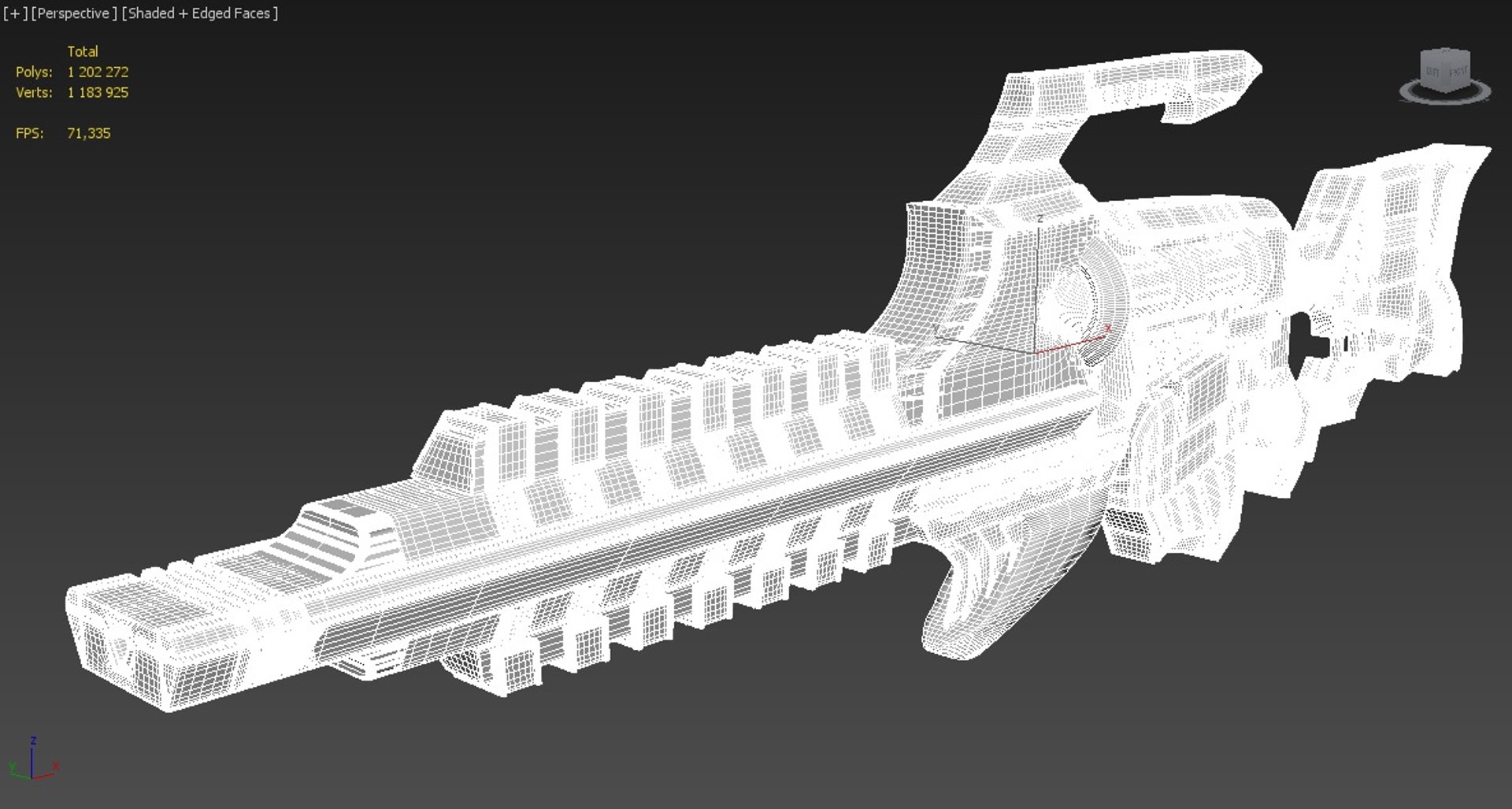 3ds Max Gauss Rifle