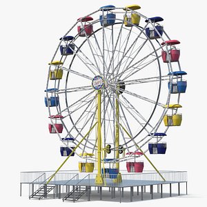 Small Ferris Wheel on Platform