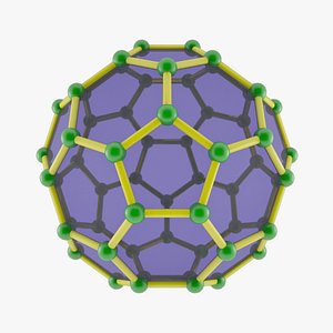 fullerene atoms model