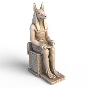 3D Anubis Statue