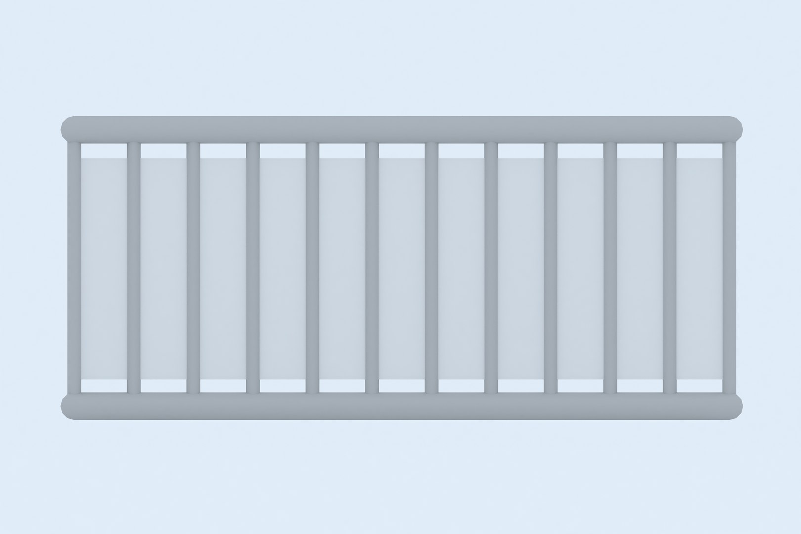 Window Railing 2 Model - TurboSquid 1736295