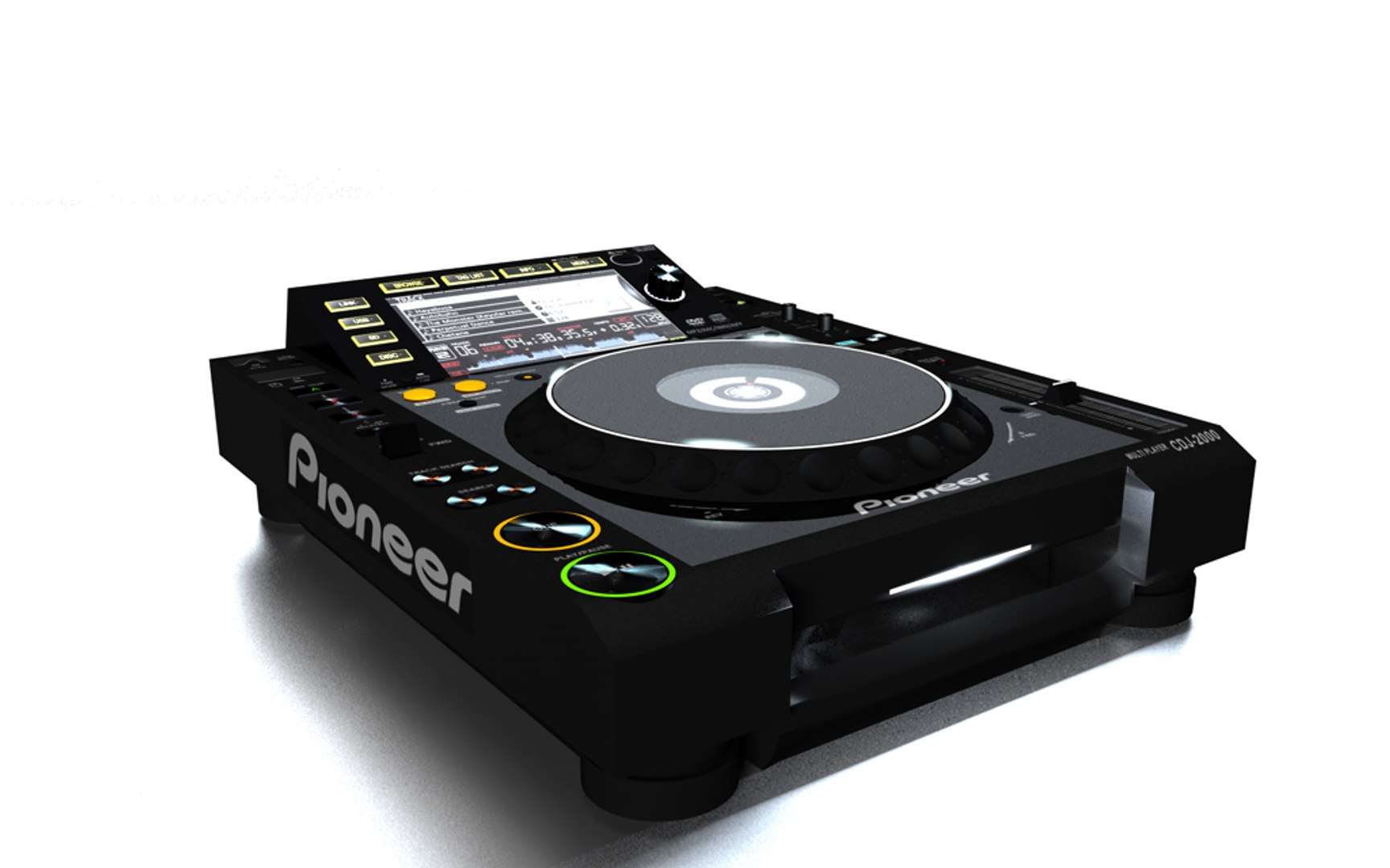 3d C4d Pioneer Dj Cdj 2000