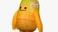 Personaje y activos del juego Fall Guys Banana 8K