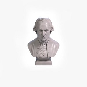 Immanuel Kant Bust Enlightenment Philosopher 3D Printable STL File model