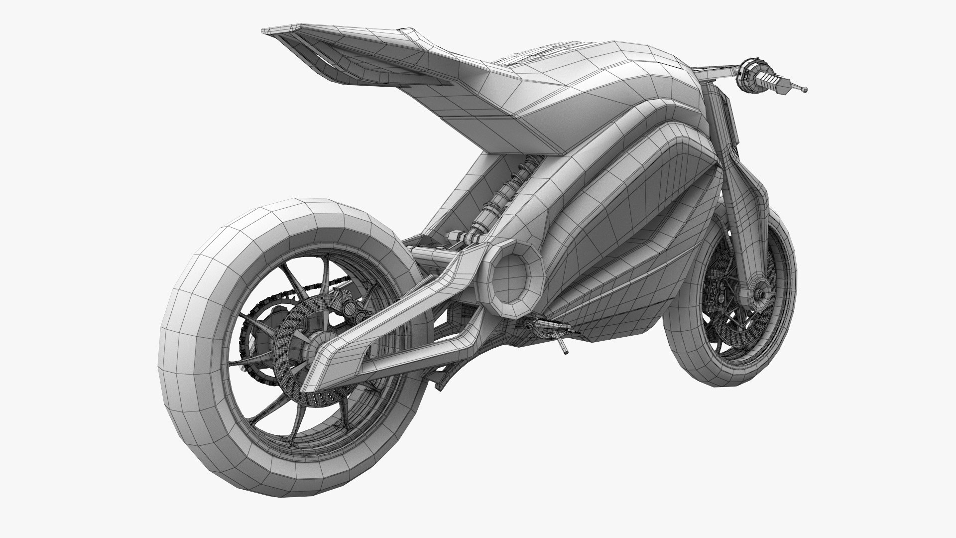 Concept Motorcycle Model - TurboSquid 2275885