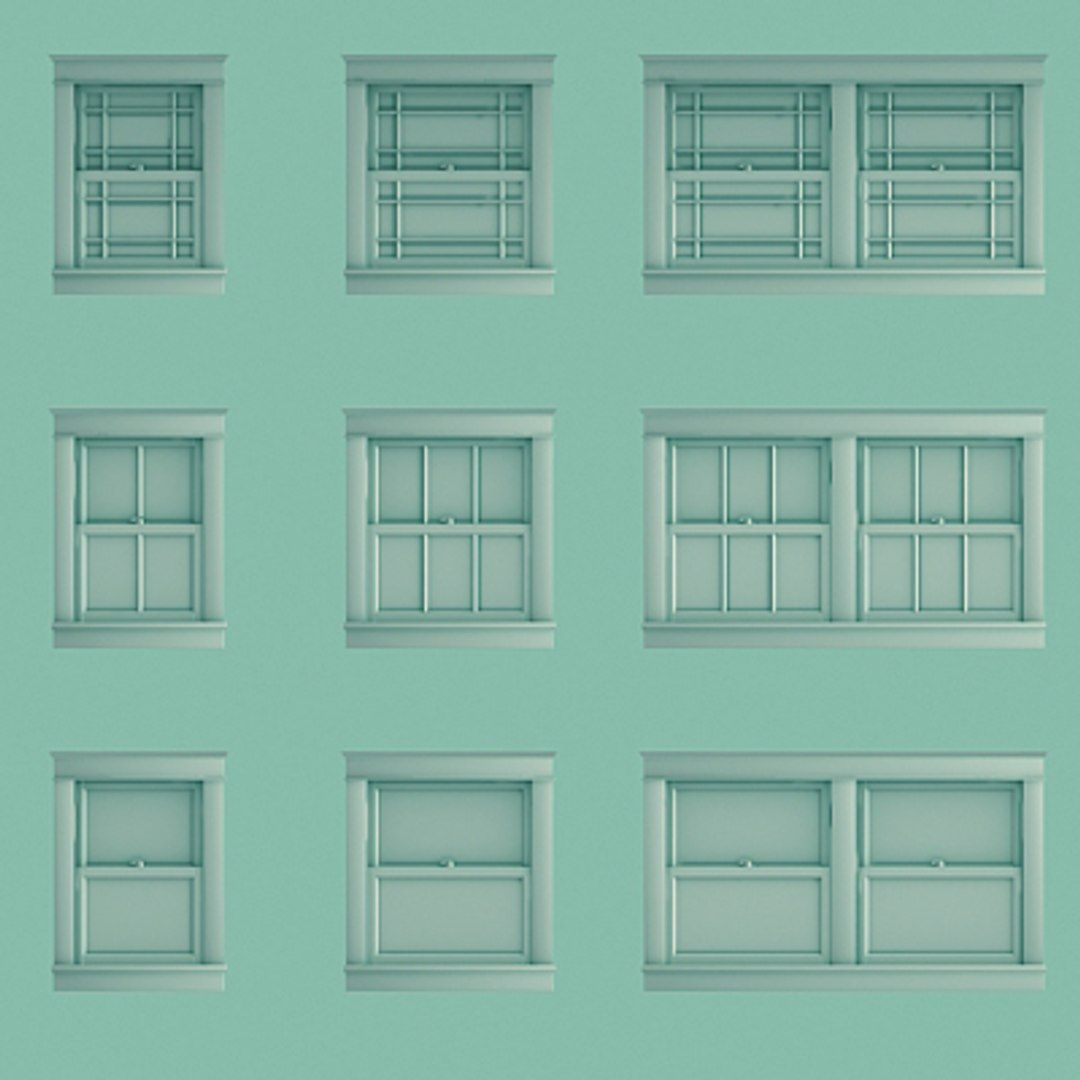 Architectural Windows 3d Model