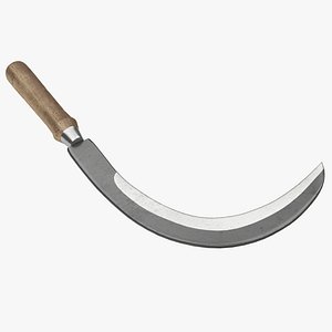 3D industrial sickle tool model