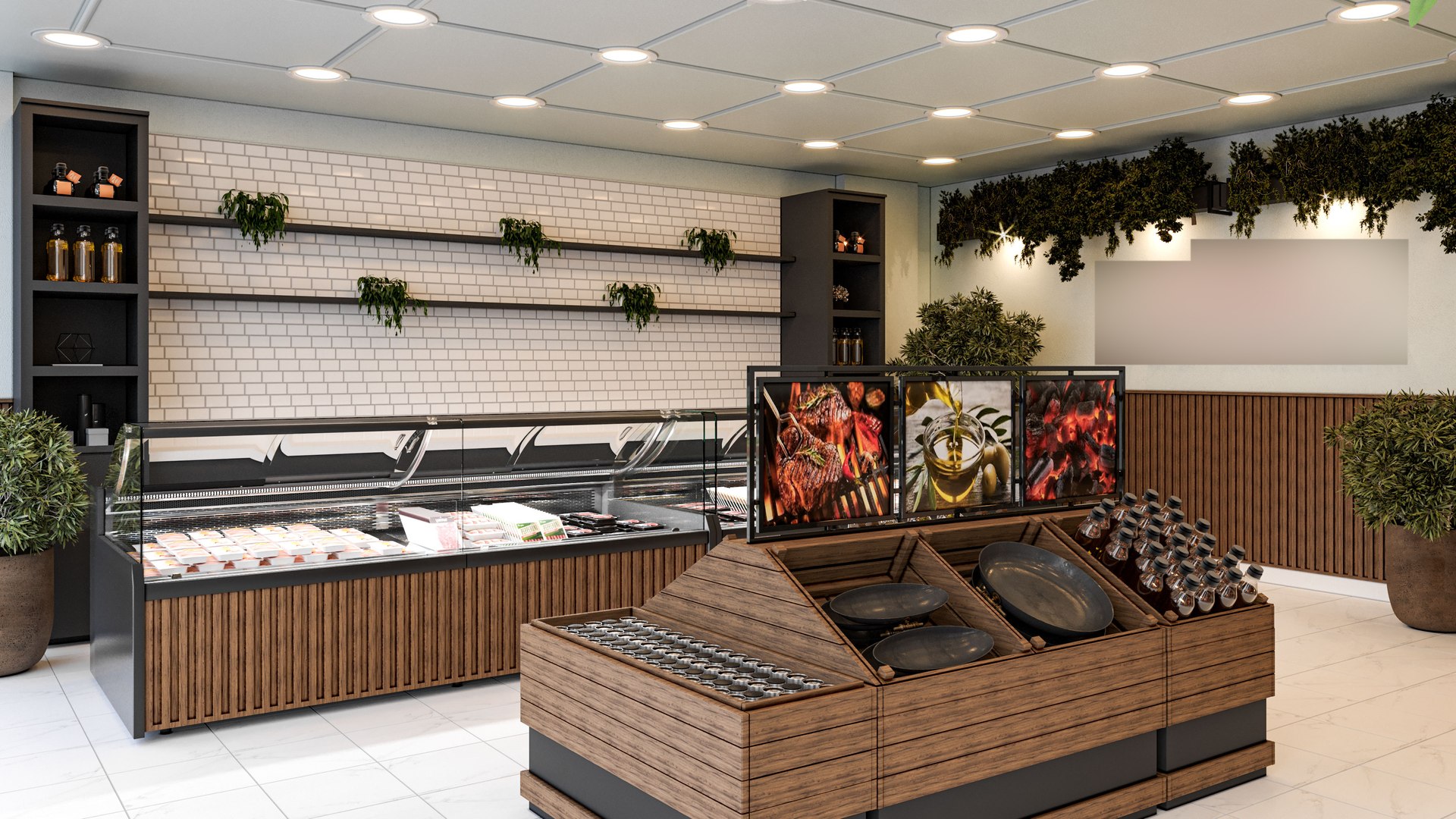 Butcher Shop Design 3D - TurboSquid 2112233