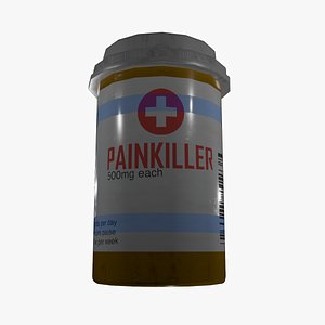 Painkiller 3D model