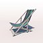 deck chair - contemporary 3ds