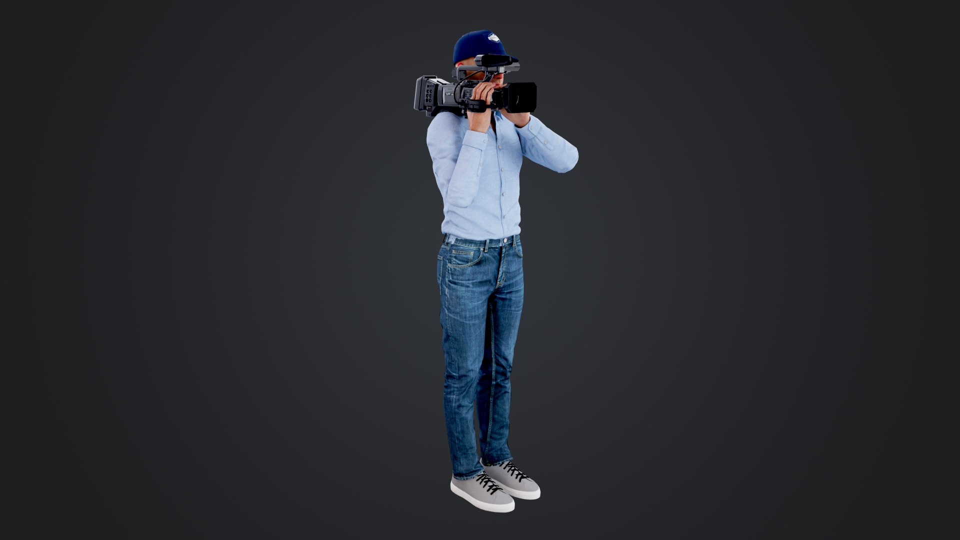 3D Reporter and  Cameraman https://p.turbosquid.com/ts-thumb/7h/bHcg6m/2D/cameraman_120/jpg/1741752509/1920x1080/fit_q87/d8b60eadecf756f62457b10e3c19db2a6a328daa/cameraman_120.jpg