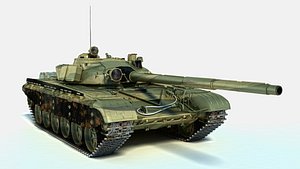 t-72 ural tank main 3D