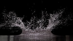 water splash big 3D