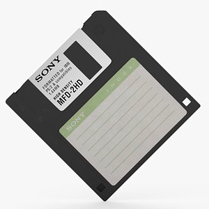 3 5 floppy disk 3D model