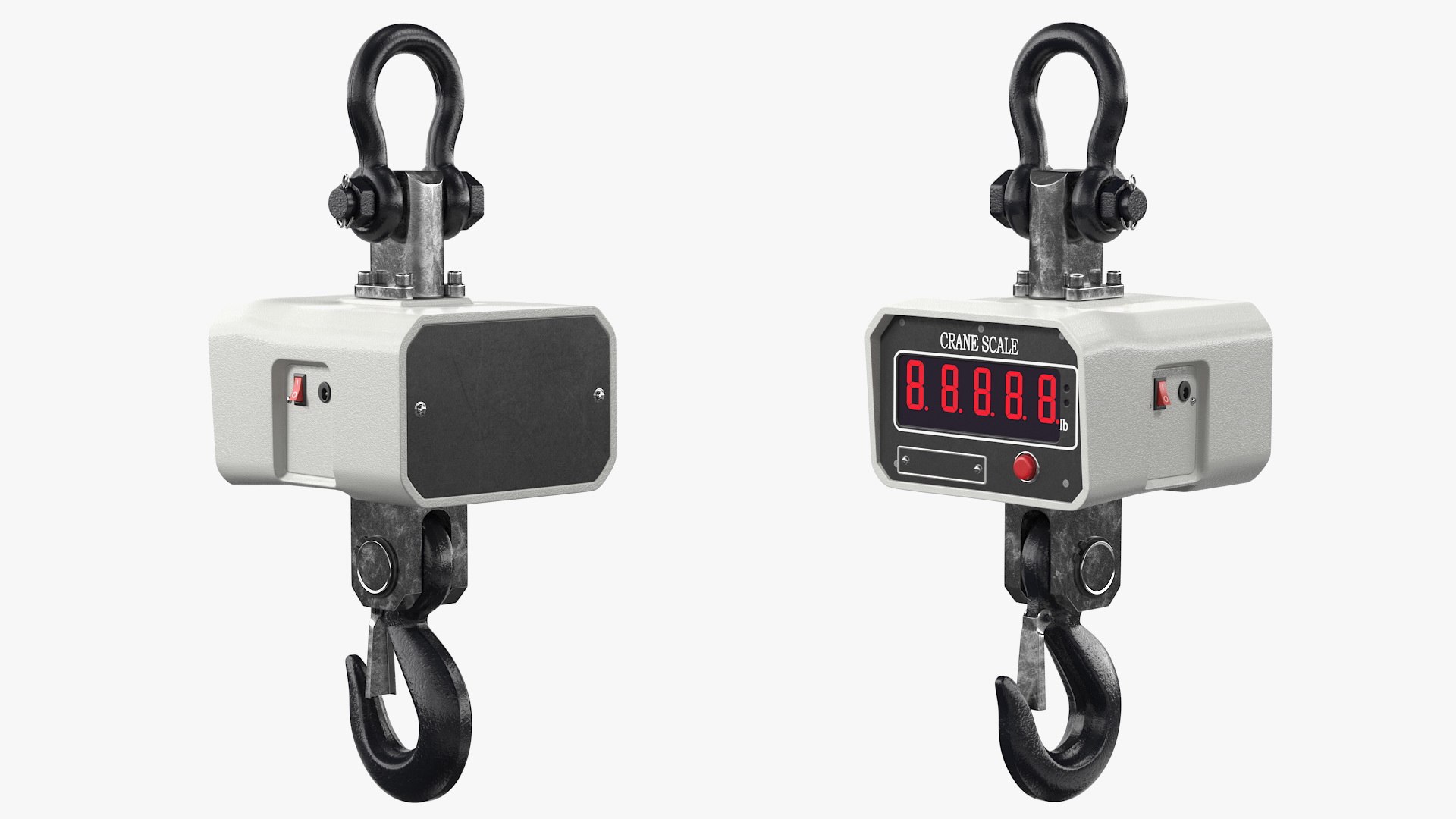 Heavy Duty Crane Scale 3D model preview
