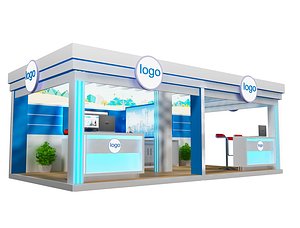 3D Booth Exhibition Stand a478a model