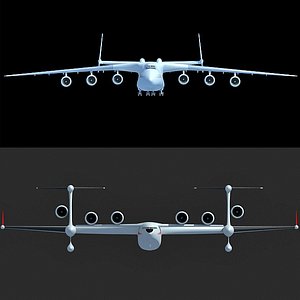 3ds max beriev be-2500 antonov an-225