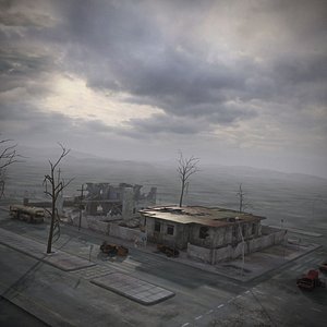 Ruins Destroyed Buildings City