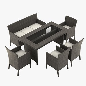 max garden furniture armchair table