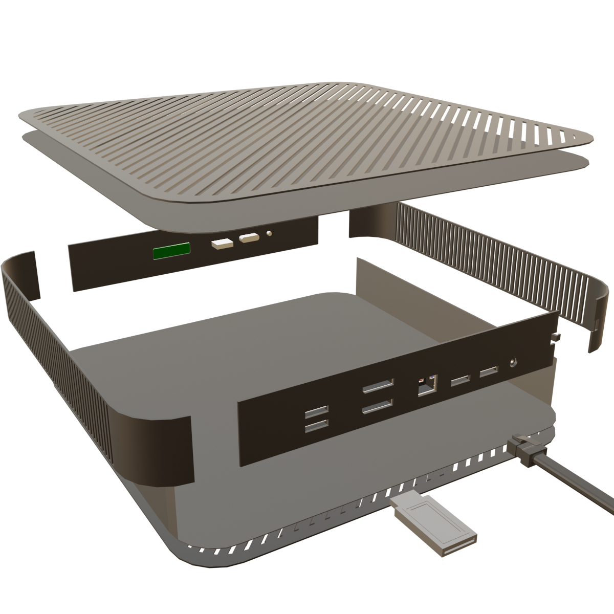 modelo 3d Mini PC Thinclient gratis - TurboSquid 1775854