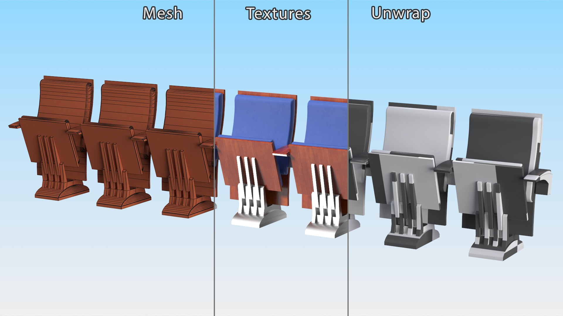 Auditorium Seats 3D model https://p.turbosquid.com/ts-thumb/7h/xwVFTt/79/auditoriumseatsvray3dmodel018/jpg/1695680529/1920x1080/fit_q87/a62633c93921cc5d25ac206c8b235eee3243fbac/auditoriumseatsvray3dmodel018.jpg