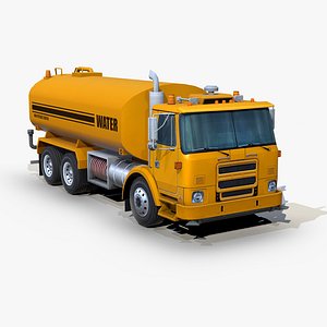 Water truck 3D model