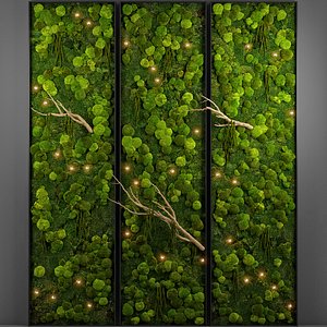 3D panel moss wall