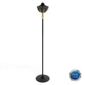 torch lamp lighting 3d max