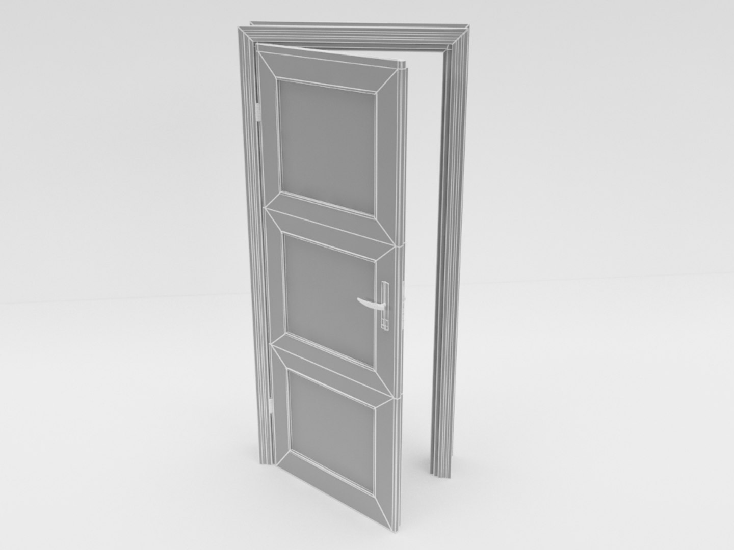 3d Architecture Door Model