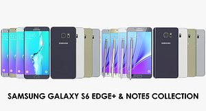 3d model realistic samsung galaxy s6